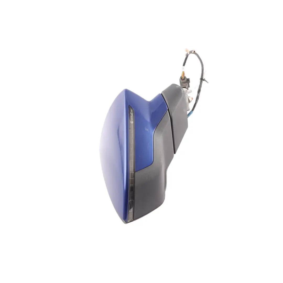 5F Side View Mirror Front Right O/S Mystery Blue - W5L to Seat Leon FR with Part number 5F2857508P Seat Leon FR 5F Side View Mirror Front Right O/S Mystery Blue - W5L - SKU RHD-5F2857508P-MYBL - Part number 5F2857508P