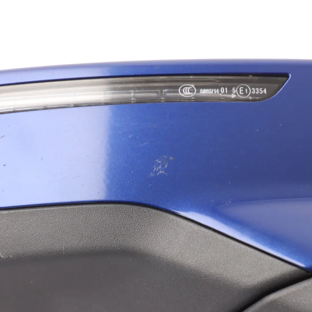 5F Side View Mirror Front Right O/S Mystery Blue - W5L to Seat Leon FR with Part number 5F2857508P Seat Leon FR 5F Side View Mirror Front Right O/S Mystery Blue - W5L - SKU RHD-5F2857508P-MYBL - Part number 5F2857508P