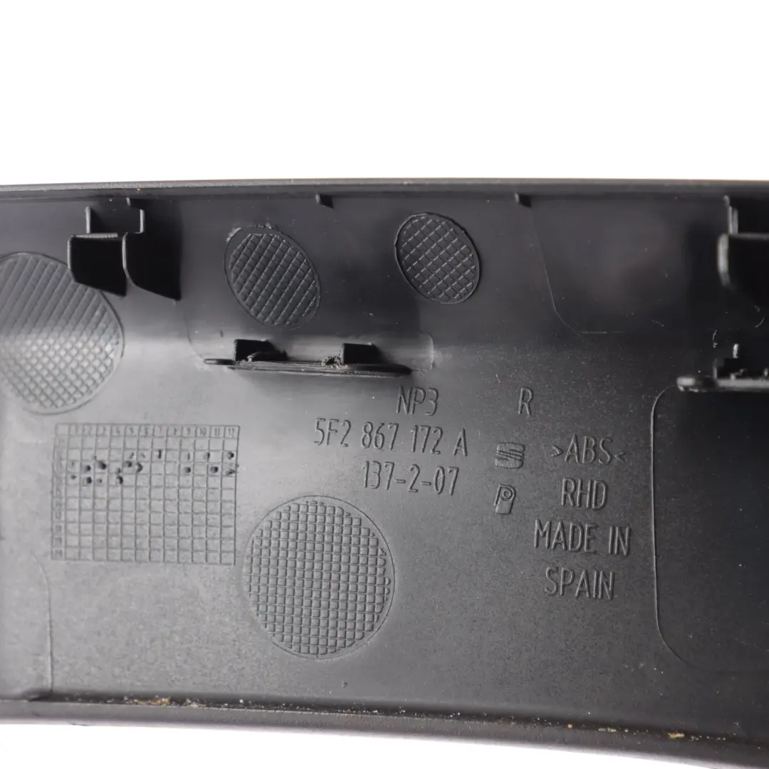 Seat Leon Mk3 Door Handle Window Switch Cover Trim Front Right O/S - SKU RHD-5F2867172A-1 - Part number 5F2867172A