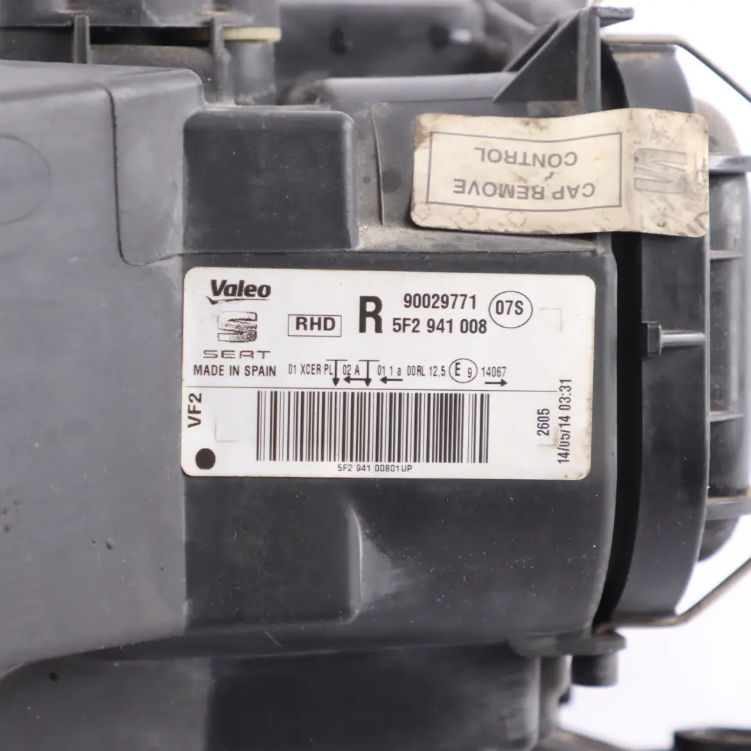 Mk3 FR 5F Front Lamp Headlight Right O/S Driver's Side to Seat Leon with Part number 5F2941008 Seat Leon Mk3 FR 5F Front Lamp Headlight Right O/S Driver's Side - SKU RHD-5F2941008 - Part number 5F2941008