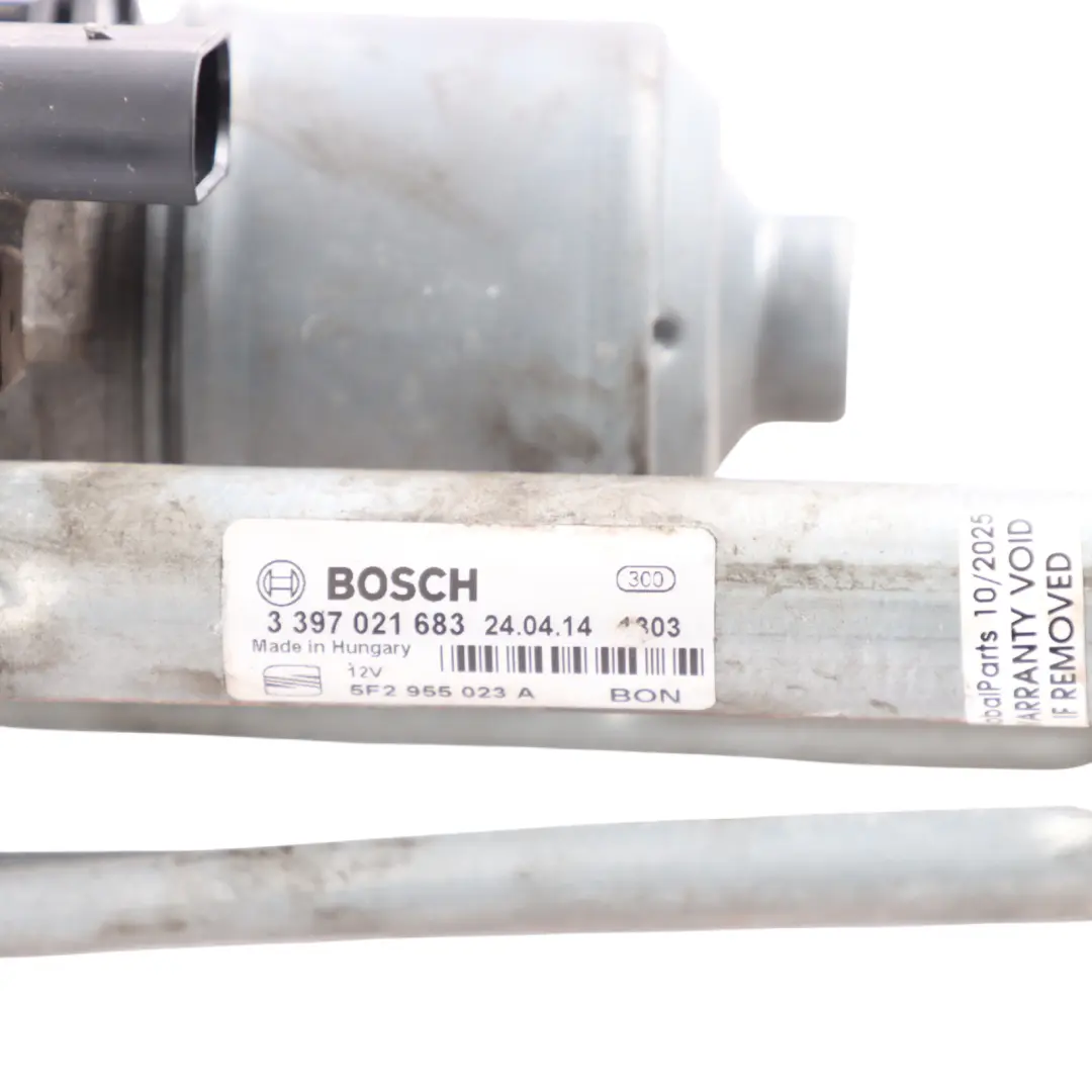 Seat Leon Mk3 5F Front Windscreen Wiper System Linkage Motor - SKU RHD-5F2955023A - Part number 5F2955023A