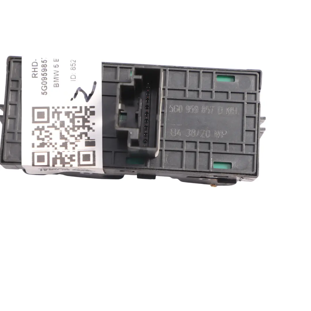 Volkswagen Golf Sportsvan Door Window Regulator Switch Driver's Side - SKU RHD-5G0959857D-1 - Part number 5G0959857D