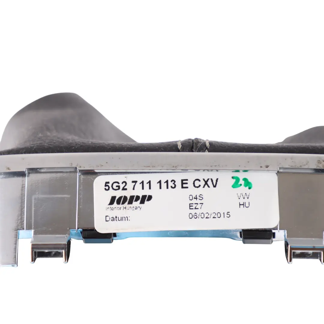 VW Golf Mk7 Gear Lever Manual Shift Selector Knob Cover 6-Speed - SKU RHD-5G2711113E - Part number 5G2711113E