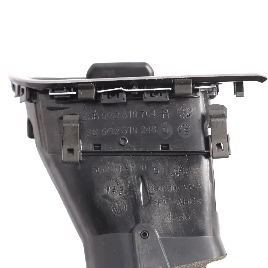 Dashboard Air Vent Dash Air Duct Right O/S 5G2819704G to VW Volkswagen Golf Mk7 with Part number 5G2819704H VW Volkswagen Golf Mk7 Dashboard Air Vent Dash Air Duct Right O/S 5G2819704G - SKU RHD-5G2819704H-2 - Part number 5G2819704H