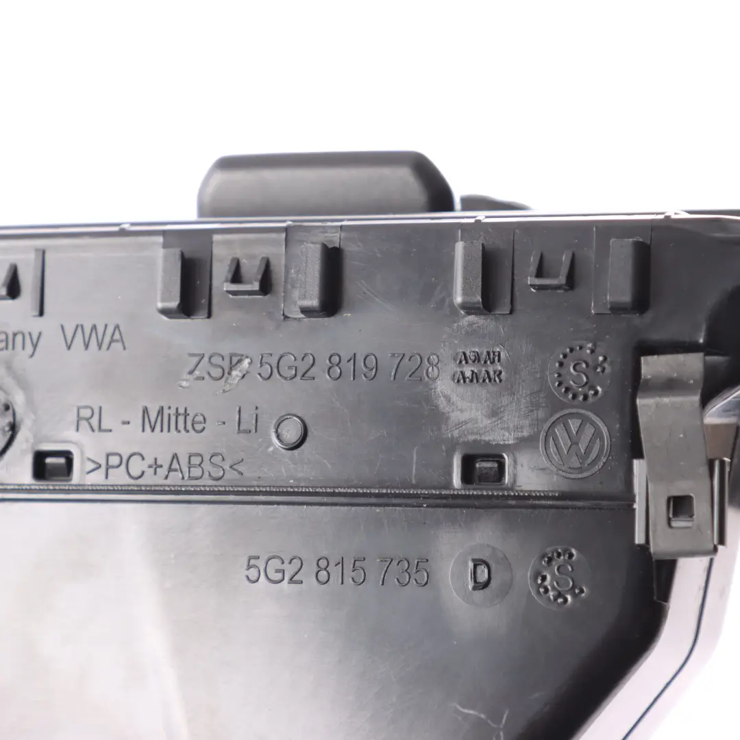 Volkswagen VW Golf Mk7 Dashboard Air Vent Heater Centre Trim Panel - SKU RHD-5G2819728AG - Part number 5G2819728AG