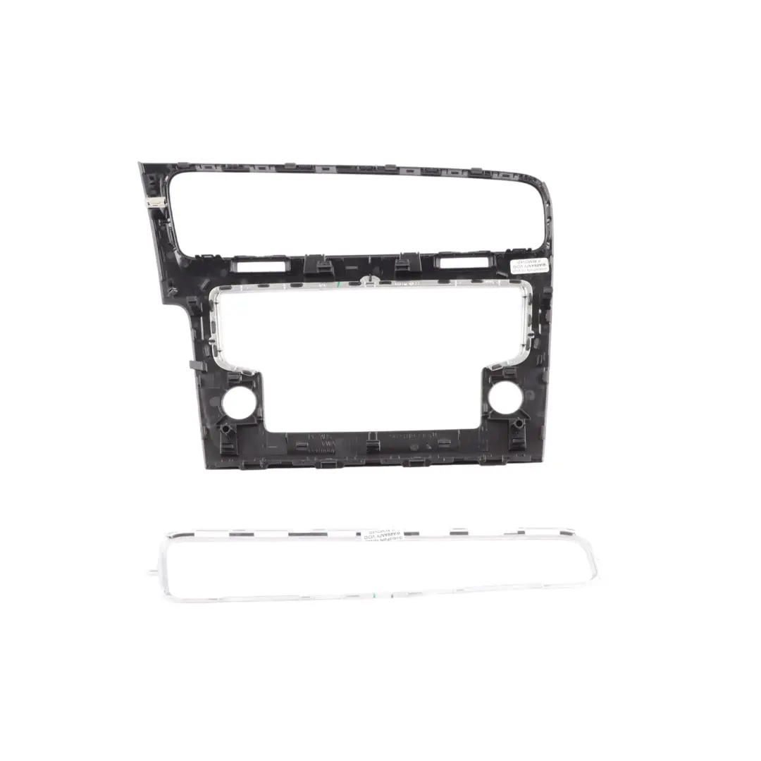 Dashboard Radio Surround Cover Trim Panel to VW Volkswagen Golf Mk7 with Part number 5G2819743D VW Volkswagen Golf Mk7 Dashboard Radio Surround Cover Trim Panel - SKU RHD-5G2819743D-1 - Part number 5G2819743D