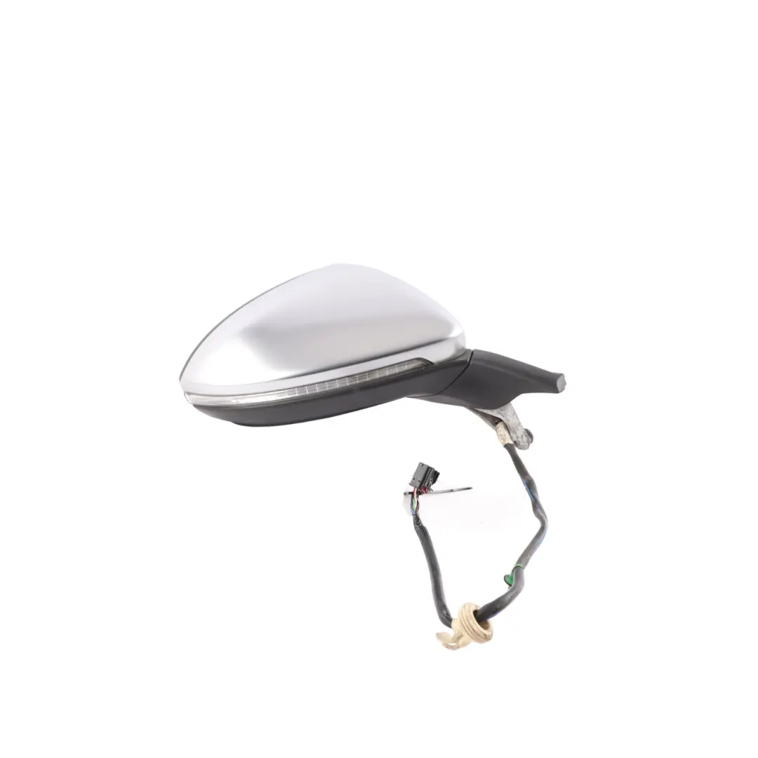 Wing Mirror Power Fold Aluminium Right O/S to Volkswagen Golf R Mk7 with Part number 5G2857508BF Volkswagen Golf R Mk7 Wing Mirror Power Fold Aluminium Right O/S - SKU RHD-5G2857508BF-ALU - Part number 5G2857508BF