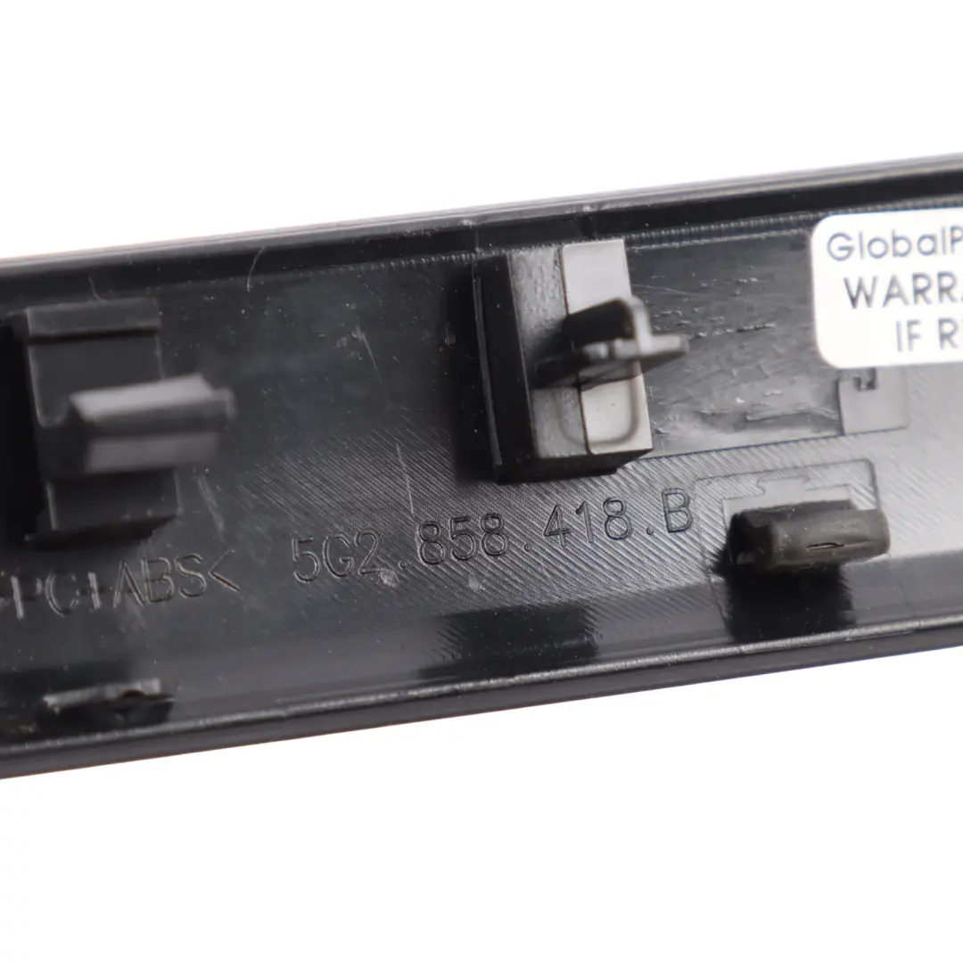 Dashboard Trim Strip Panel Passenger Side Brushed to Volkswagen Golf Mk7 with Part number 5G2858418B Volkswagen Golf Mk7 Dashboard Trim Strip Panel Passenger Side Brushed - SKU RHD-5G2858418B - Part number 5G2858418B