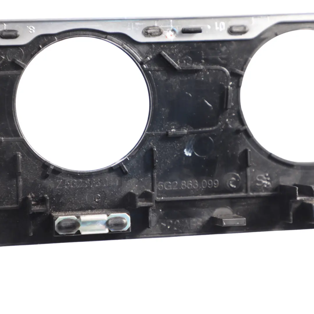 Heater Control Panel Surround Cover Trim to Volkswagen Golf Mk7 with Part number 5G2863041C Volkswagen Golf Mk7 Heater Control Panel Surround Cover Trim - SKU RHD-5G2863041C - Part number 5G2863041C