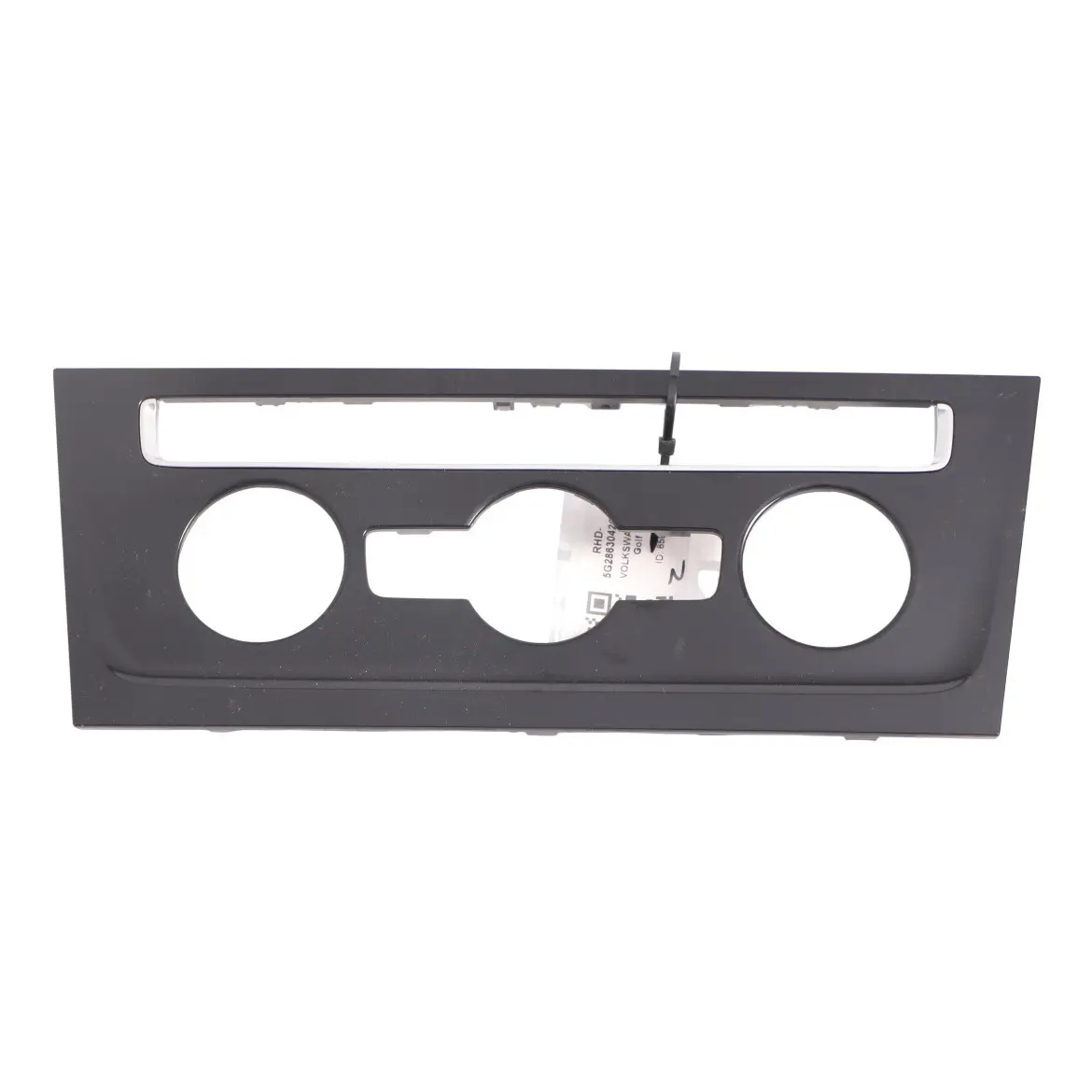 Volkswagen Golf Mk7 R Heater Control Panel Surround Trim Matt Black 5G2863042C