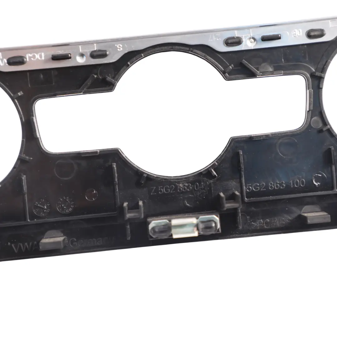 Heater Control Panel Surround Trim Matt Black to Volkswagen Golf Mk7 R with Part number 5G2863042C Volkswagen Golf Mk7 R Heater Control Panel Surround Trim Matt Black - SKU RHD-5G2863042C-1 - Part number 5G2863042C