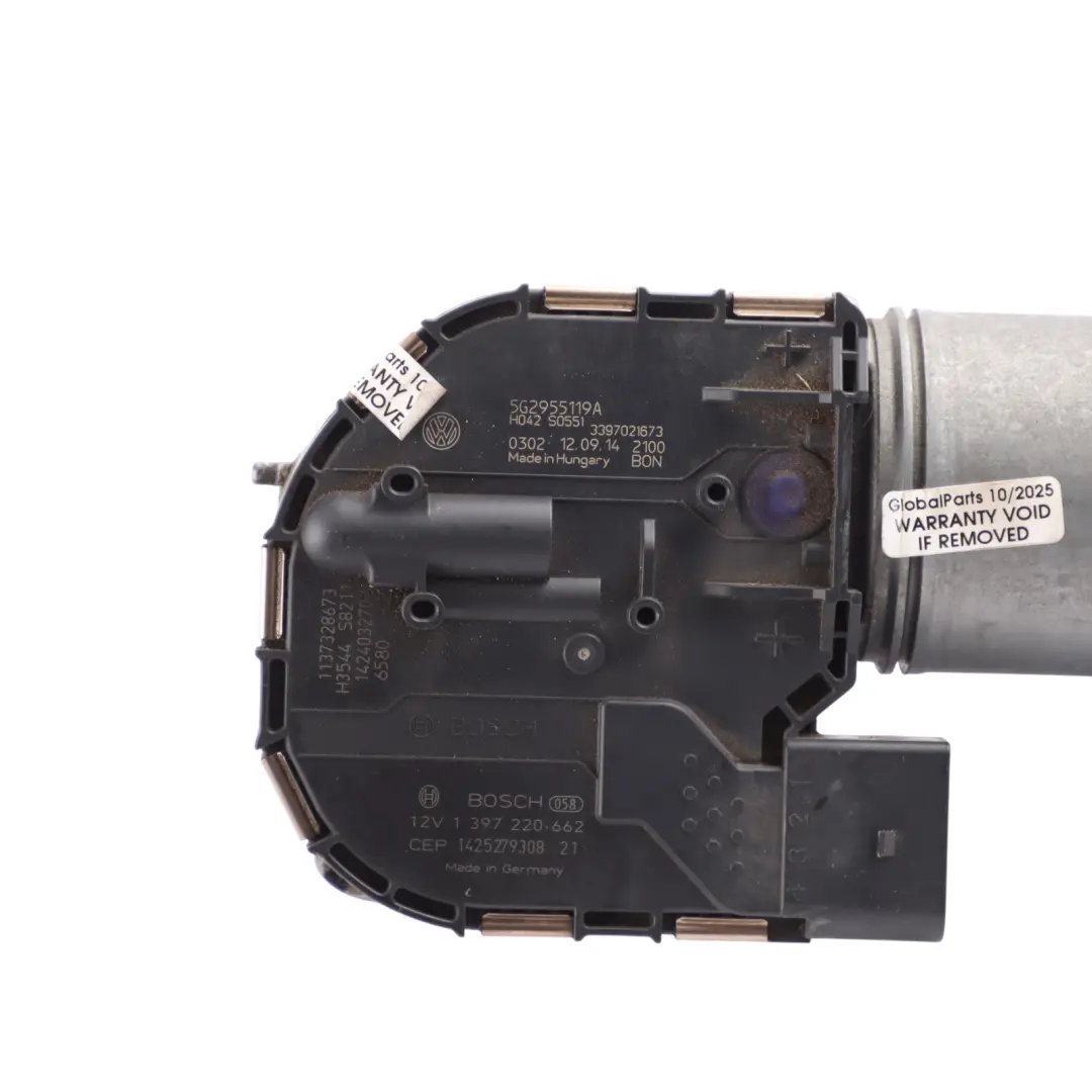 Front Windscreen Wiper Motor Unit to VW Volkswagen Golf VII 7 with Part number 5G2955119A VW Volkswagen Golf VII 7 Front Windscreen Wiper Motor Unit - SKU RHD-5G2955119A - Part number 5G2955119A