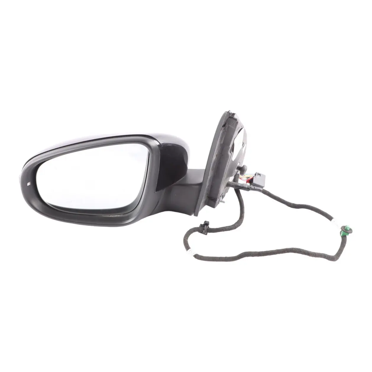 VW Volkswagen Golf Mk6 Side Wing Mirror Left N/S Deep Black - C9X 5K0857507AE