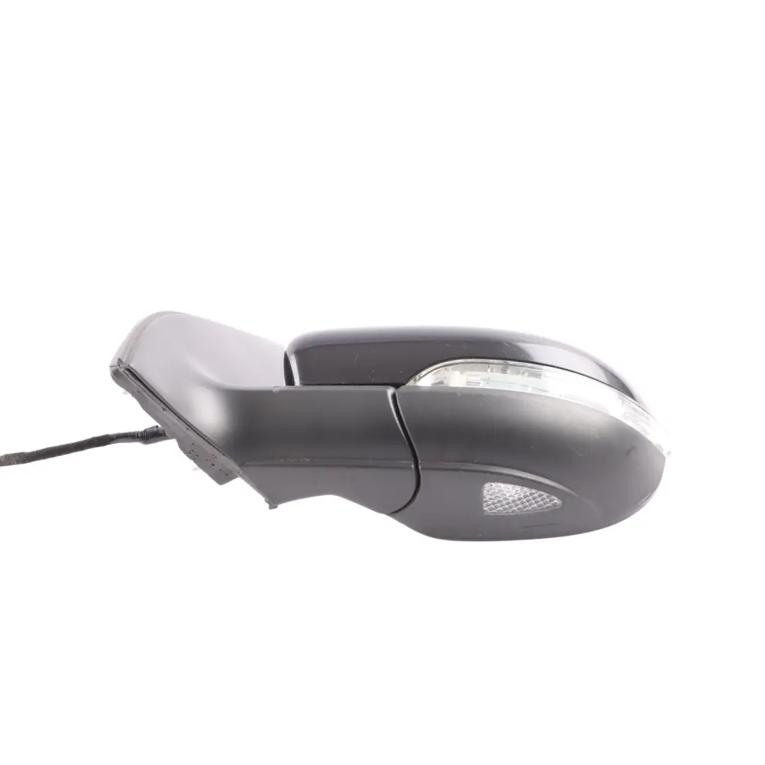 VW Volkswagen Golf Mk6 Side Wing Mirror Left N/S Deep Black - C9X - SKU RHD-5K0857507AE-DBL - Part number 5K0857507AE