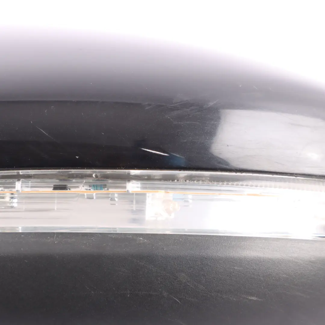 VW Volkswagen Golf Mk6 Side Wing Mirror Left N/S Deep Black - C9X - SKU RHD-5K0857507AE-DBL - Part number 5K0857507AE