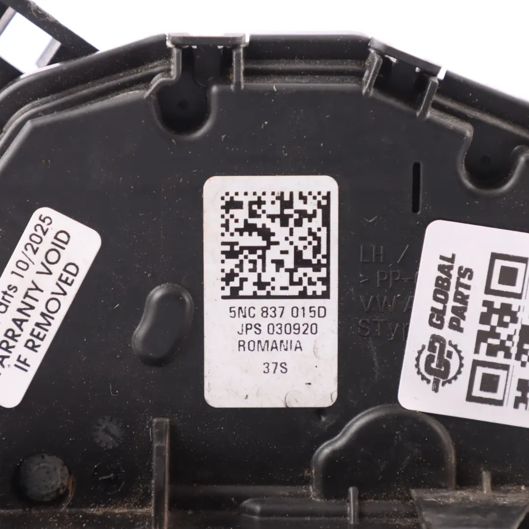 Volkswagen VW Tiguan AX Door Lock System Actuator Front Left N/S 5N2837015D - SKU RHD-5NC837015D - Part number 5NC837015D