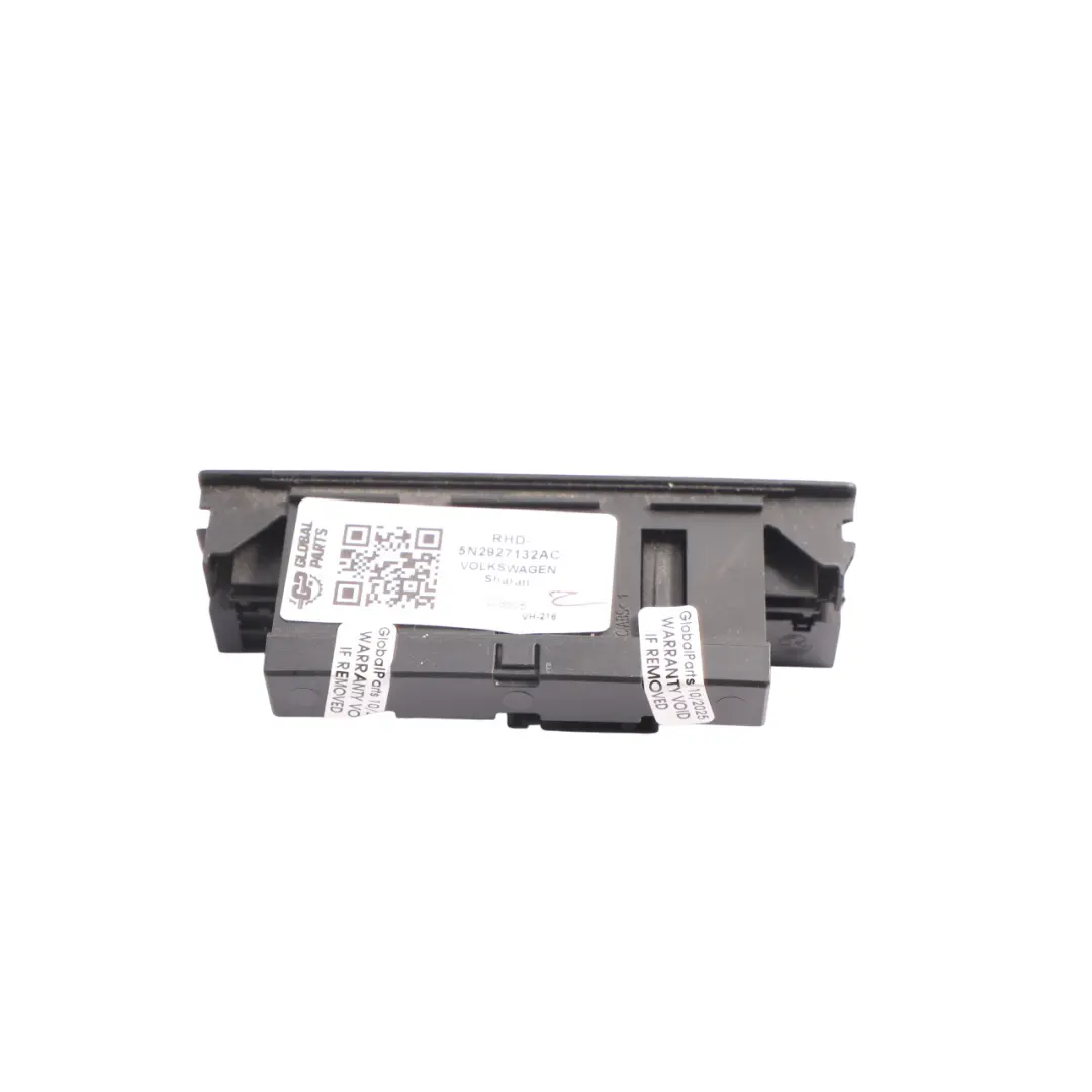 VW Volkswagen Sharan 7N ESP Traction Panel On Off Switch Block Panel - SKU RHD-5N2927132AC - Part number 5N2927132AC