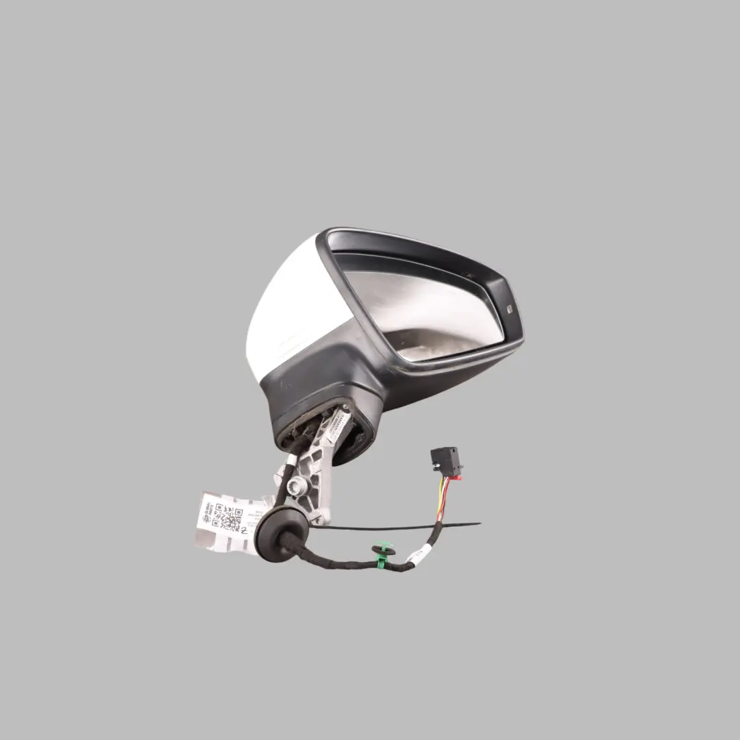 VW Tiguan AX1 Door Electric Wing Mirror Front Right O/S Side Pure White - C9A - SKU RHD-5NC857508P-PWH - Part number 5NC857508P