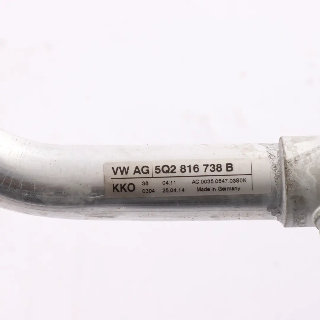 Seat Leon Mk3 Audi A3 8V Air Conditioning A/C Air Con Pipe Hose Line - SKU RHD-5Q2816738B-2 - Part number 5Q2816738B