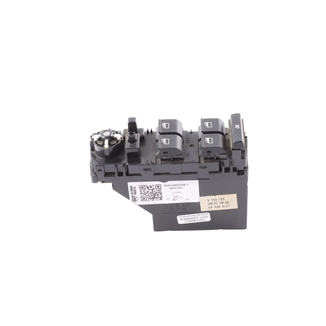 Fold Right O/S Window Lifter Switch Unit Black to BMW X5 E53 Power with Part number 6952799 BMW X5 E53 Power Fold Right O/S Window Lifter Switch Unit Black - SKU RHD-6952799-1 - Part number 6952799