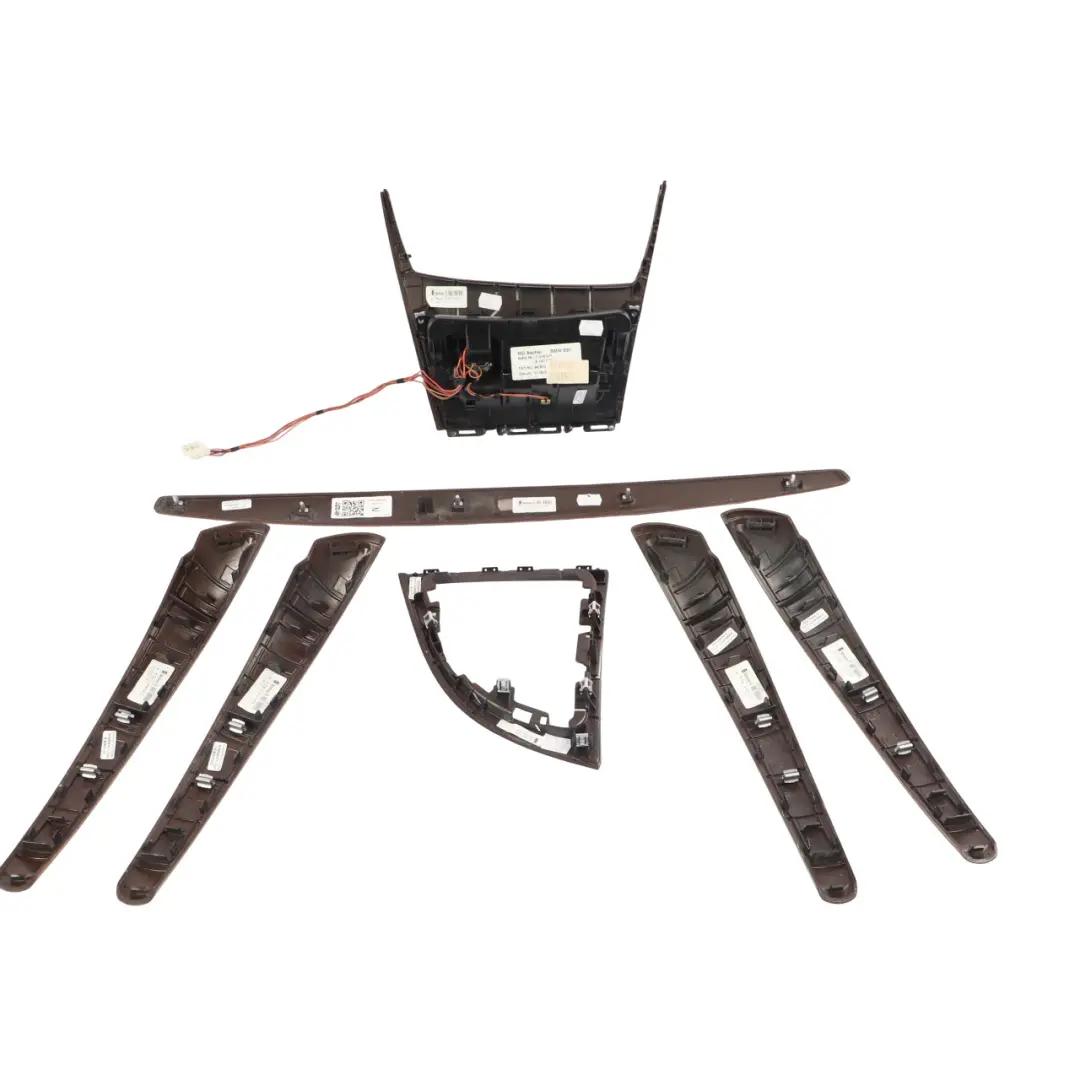 BMW E87 Interior Trim Set Dashboard Ashtray Cover Console Wood Walnut Light - SKU RHD-6966498 - Part number Trim, instrument panel, walnut