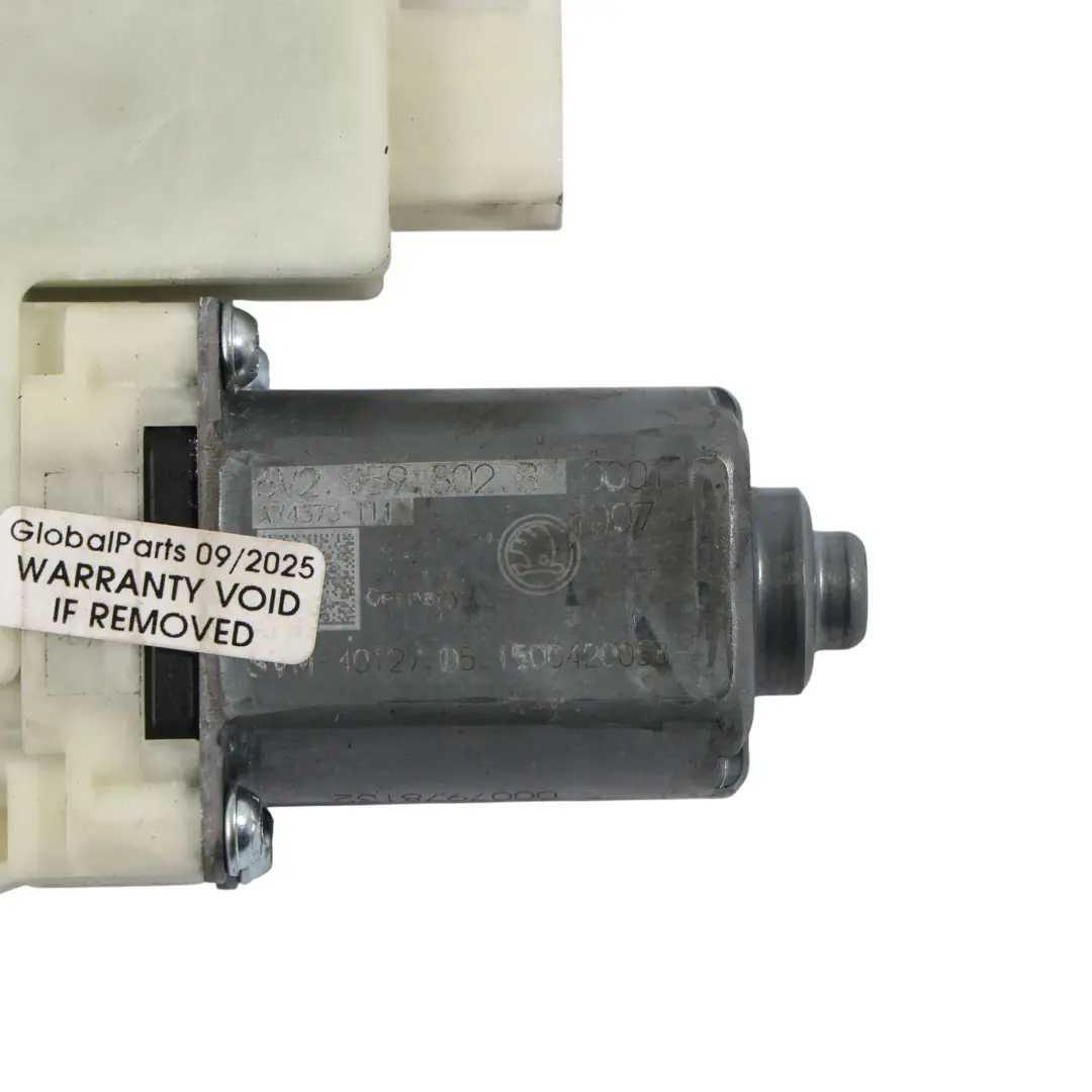 Front Window Regulator Motor Right O/S Driver Side to Skoda Rapid NH1 with Part number 6V2959802B Skoda Rapid NH1 Front Window Regulator Motor Right O/S Driver Side - SKU RHD-6V2959802B - Part number 6V2959802B