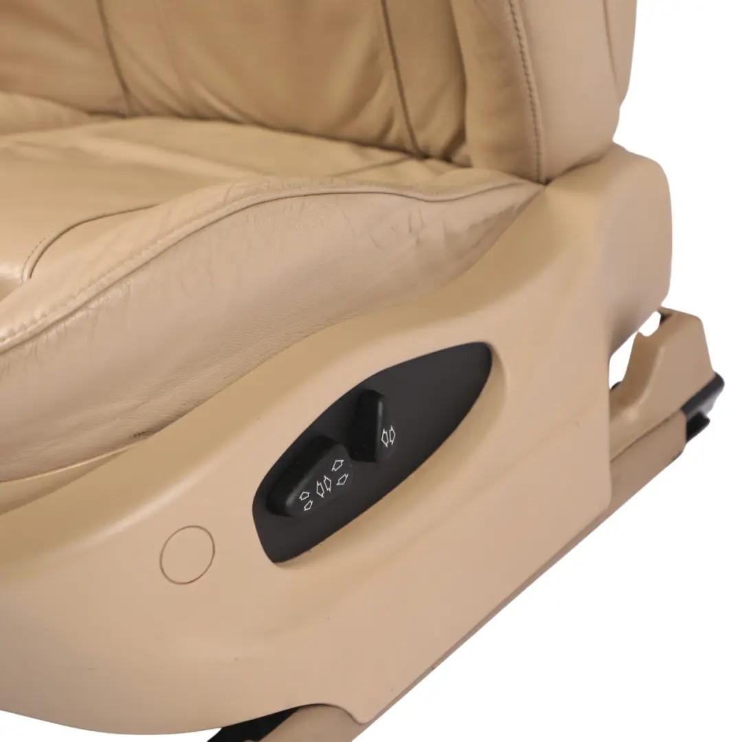BMW X5 E53 Heated Sport Front Left N/S Beige Leather Electric Seat Memory - SKU RHD-7131095 - Part number 7131095