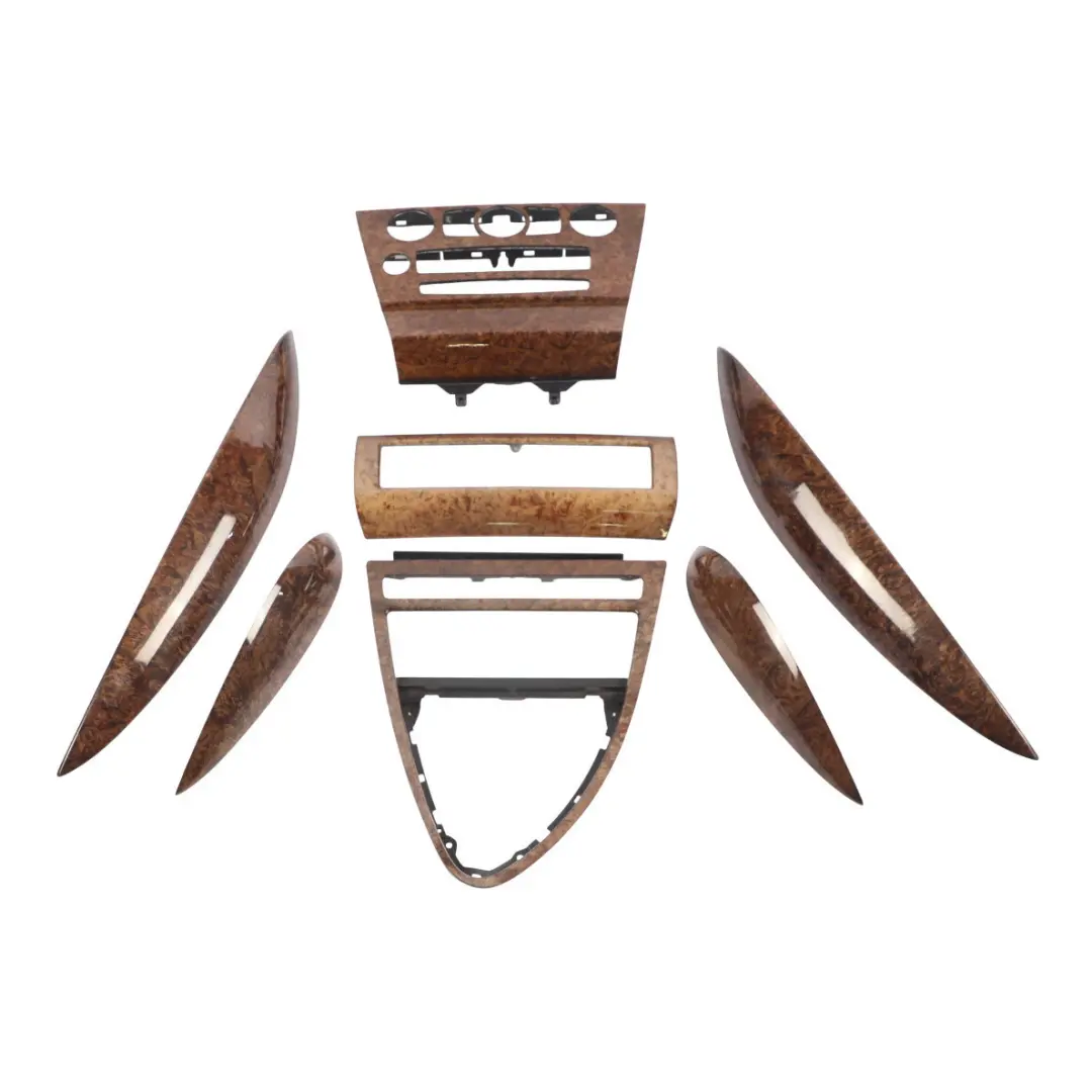 Dashboard Trim Strip Cover Set High Grade Wood Birke Grau to BMW E63 E64 with Part number 7136221 BMW E63 E64 Dashboard Trim Strip Cover Set High Grade Wood Birke Grau - SKU RHD-7136221-3 - Part number 7136221