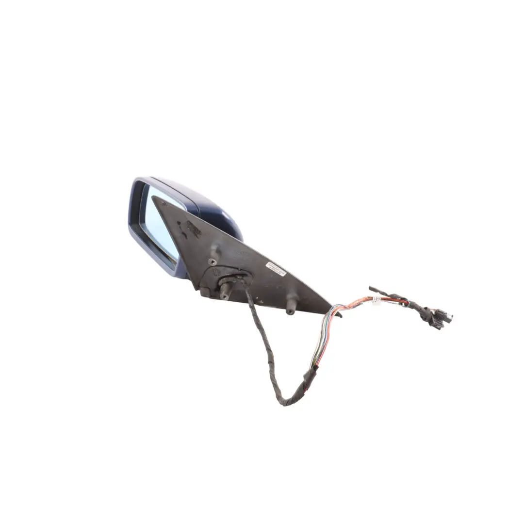 BMW E63 E64 M Sport Heated Left Wing Mirror N/S Mysticblau Metallic - A07 - SKU RHD-7189363-MYS - Part number 7189363