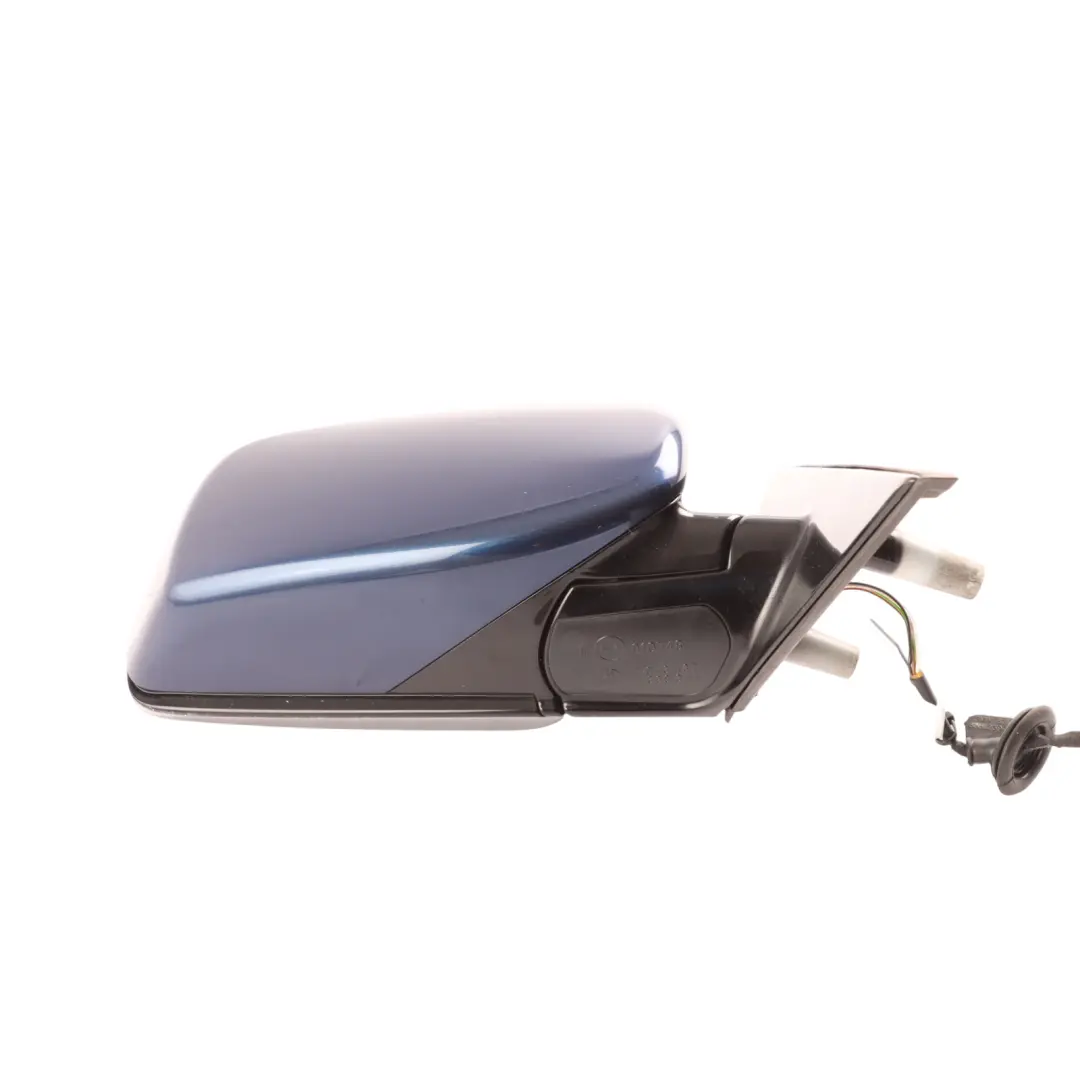  Wing Mirror BMW E60 E61 LCI M Sport Right O/S High Gloss Deep Sea Blue - A76 - SKU RHD-7189634-DSB - Part number 7189634