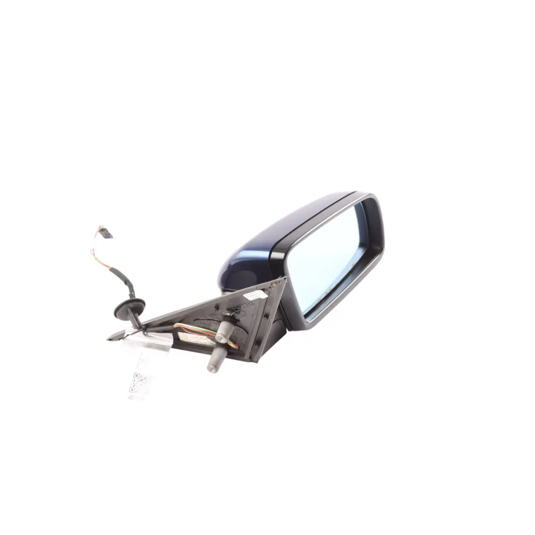  Wing Mirror BMW E60 E61 LCI M Sport Right O/S High Gloss Deep Sea Blue - A76 - SKU RHD-7189634-DSB - Part number 7189634