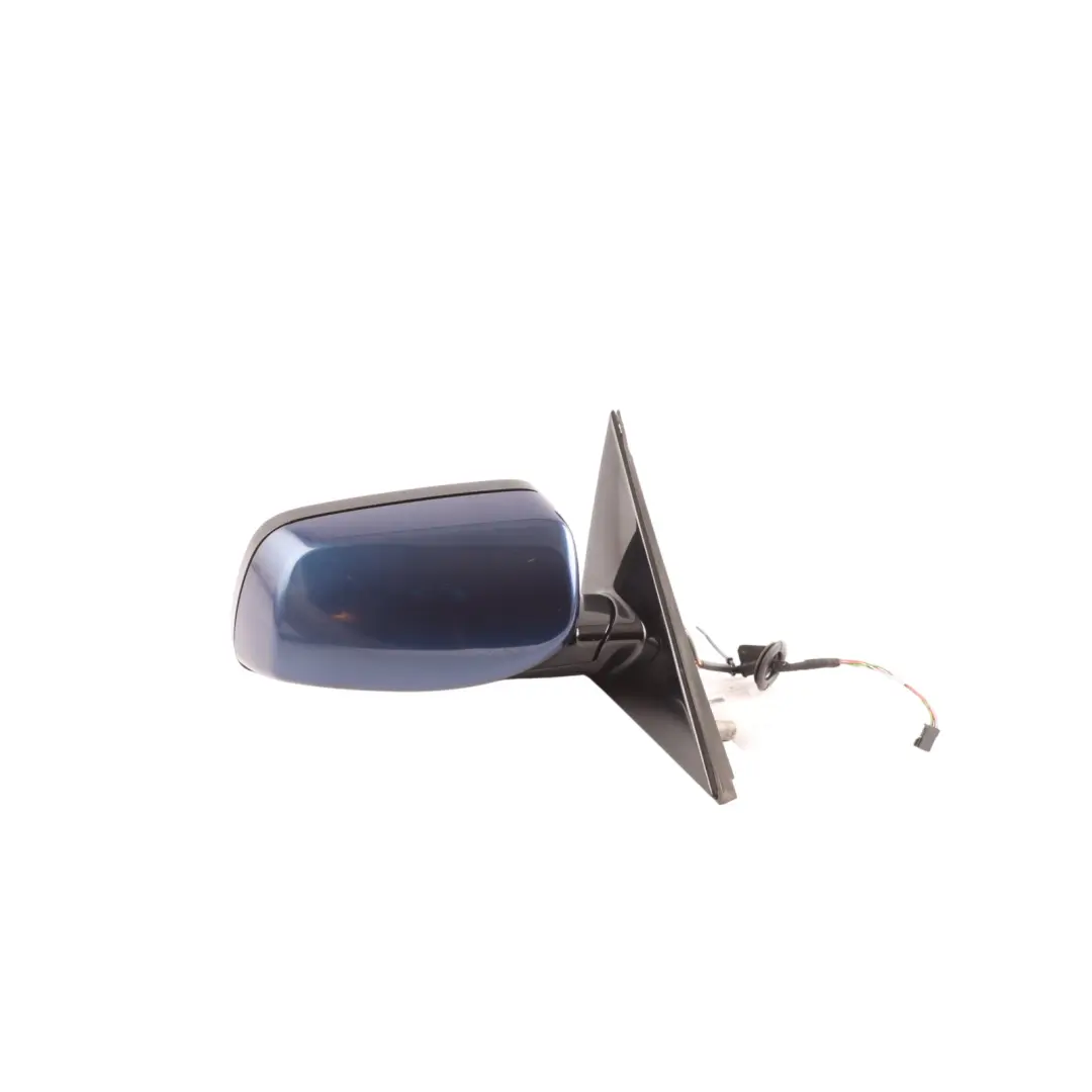  Wing Mirror BMW E60 E61 LCI M Sport Right O/S High Gloss Deep Sea Blue - A76 - SKU RHD-7189634-DSB - Part number 7189634