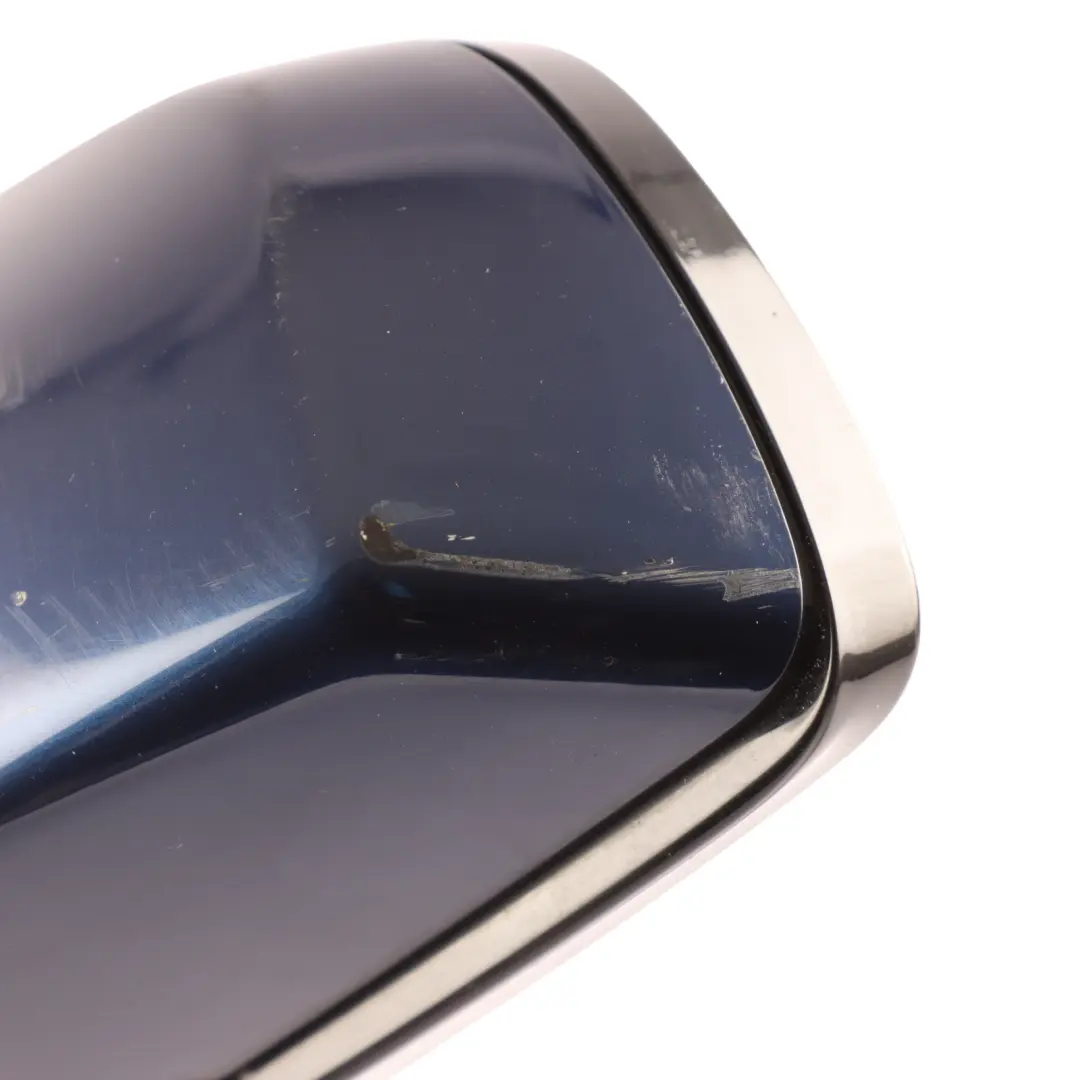  Wing Mirror BMW E60 E61 LCI M Sport Left N/S High Gloss Deep Sea Blue - A76 - SKU RHD-7189635-DSB - Part number 7189635