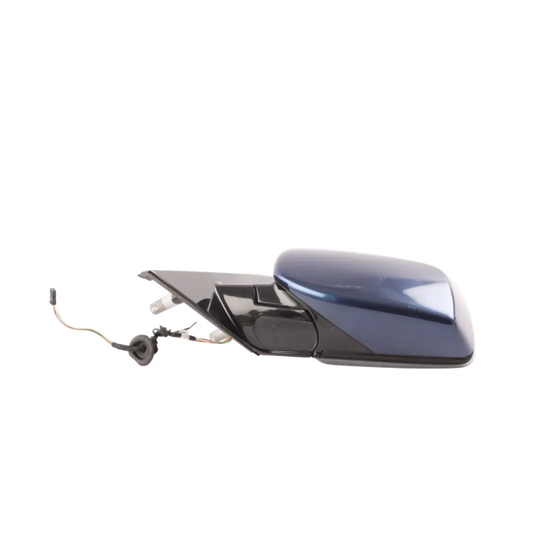  Wing Mirror BMW E60 E61 LCI M Sport Left N/S High Gloss Deep Sea Blue - A76 - SKU RHD-7189635-DSB - Part number 7189635