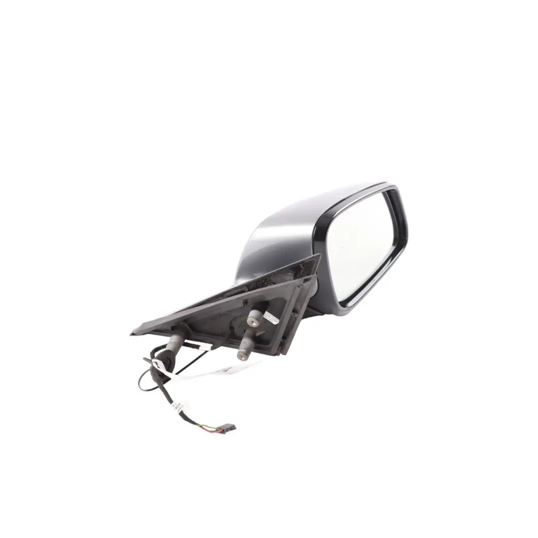 BMW E60 E61 LCI M Sport Wing Mirror Right O/S Spacegrau Metallic - A52 - SKU RHD-7203532-SCG - Part number 7203532