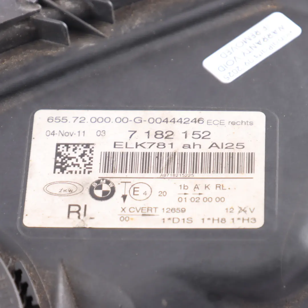 Front Headlamp Headlight Adaptive AHL Xenon Light Right O/S 7182152 to BMW F01 F02 with Part number 7228426 BMW F01 F02 Front Headlamp Headlight Adaptive AHL Xenon Light Right O/S 7182152 - SKU RHD-7228426 - Part number 7228426