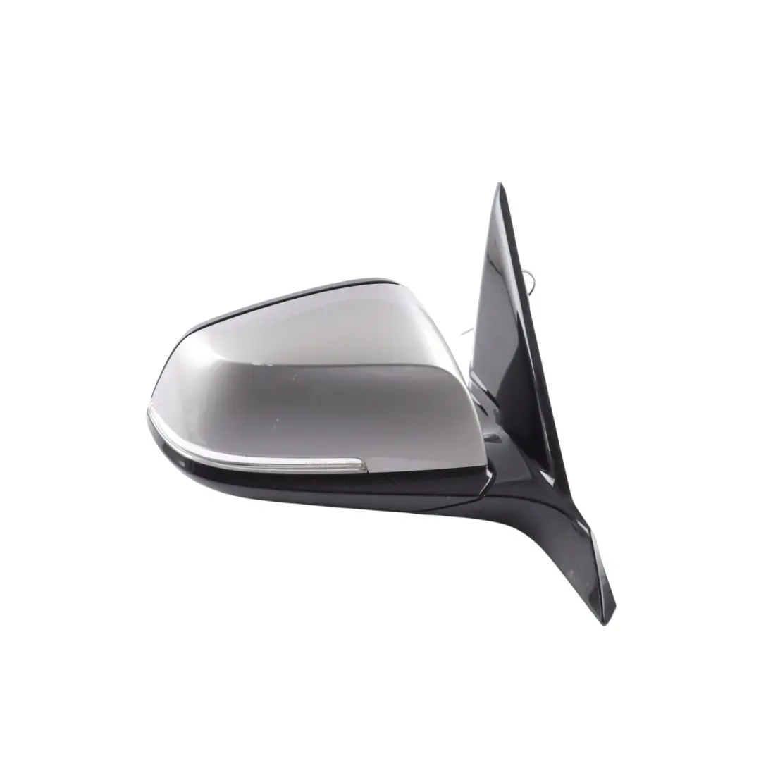 BMW F20 Door Wing Mirror Heated High Gloss Right O/S Mineral Grau Metallic B39 - SKU RHD-7242780-MG - Part number 7242780
