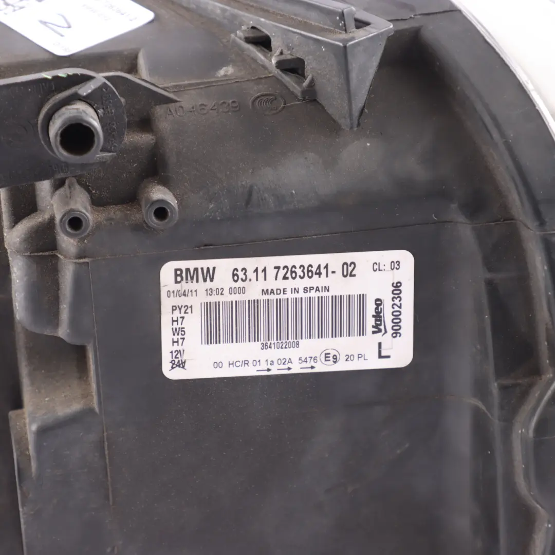 BMW E82 E88 Headlight Headlamp Light Lamp Front Left N/S - SKU RHD-7263641-2 - Part number 7263641