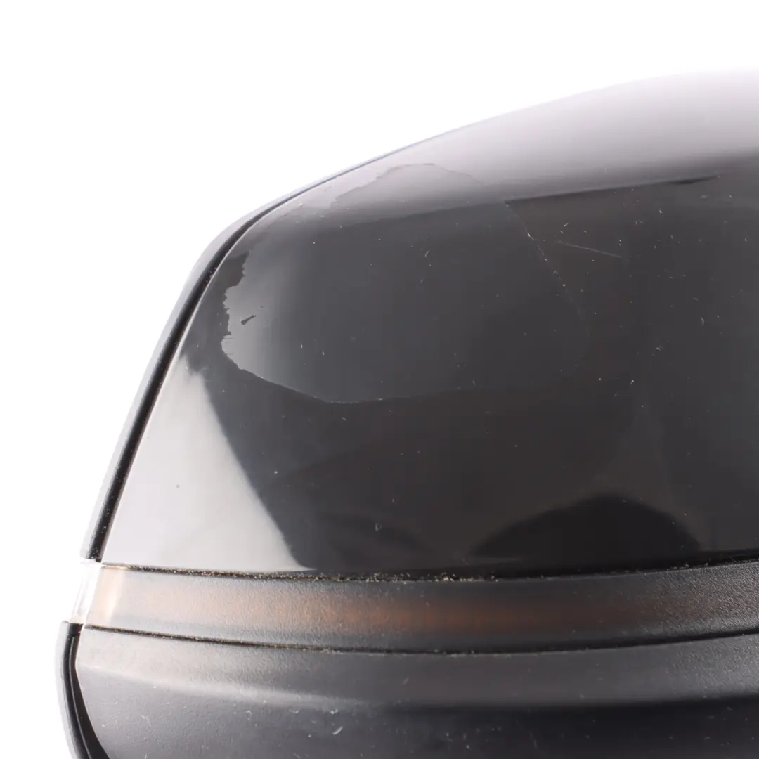  Wing Mirror Door BMW F21 Right Heated Outside O/S Schwarz 2 Black 668 - SKU RHD-7268540-SCH3 - Part number 7268540