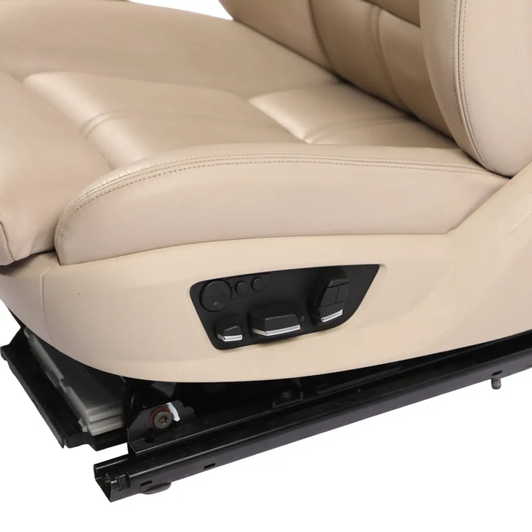 BMW F01 F02 F03 Front Seat Comfort Memory Heated Leather Nappa Oyster Left N/S - SKU RHD-7269802-1 - Part number 7269802