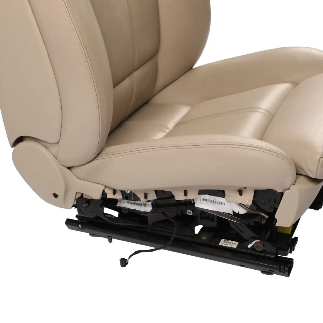 BMW F01 F02 F03 Front Seat Comfort Memory Heated Leather Nappa Oyster Left N/S - SKU RHD-7269802-1 - Part number 7269802