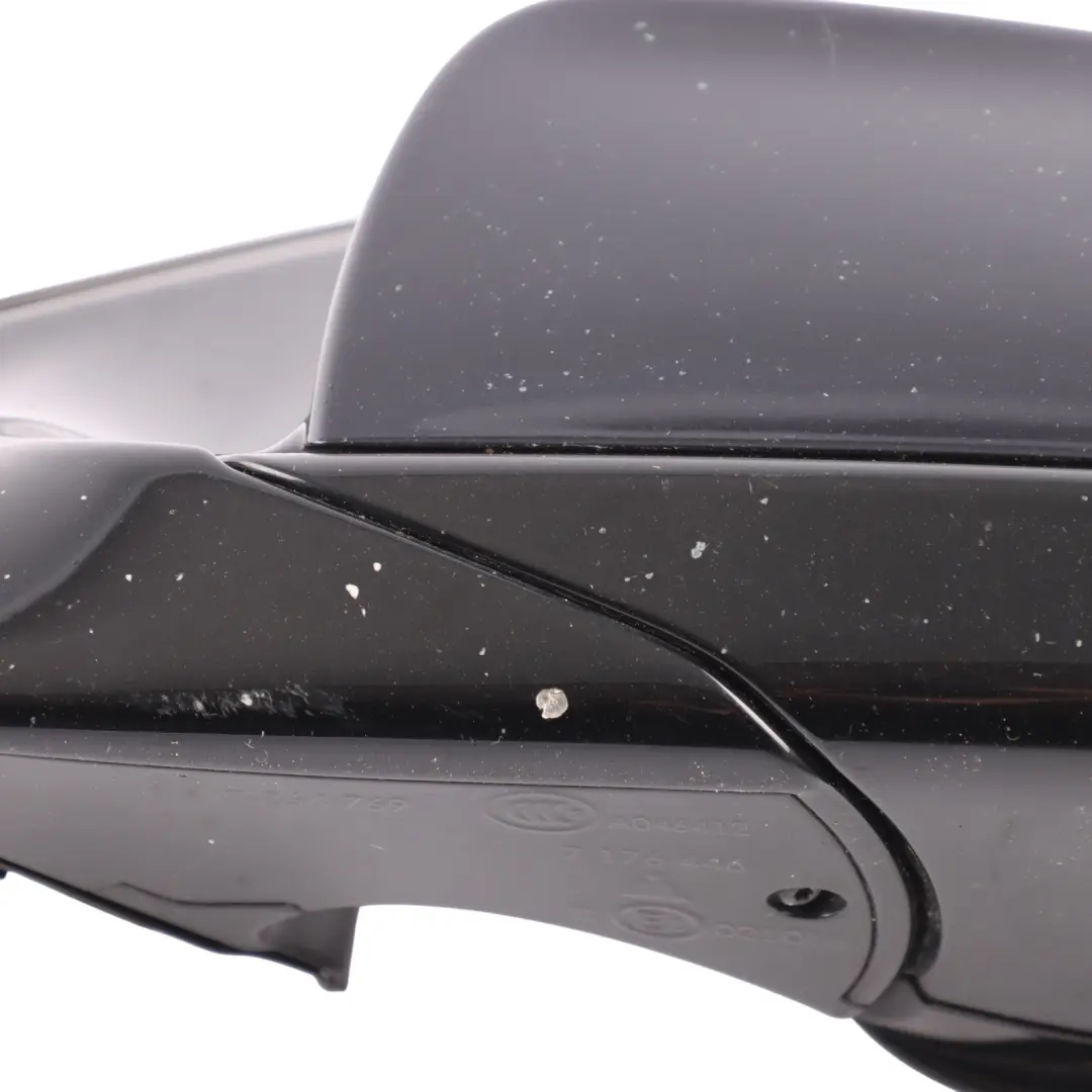 BMW F01 F02 Wing Mirror Heated Auto Dip Camera Left N/S Azurit Black - S34 - SKU RHD-7282171-AZB - Part number 7282171