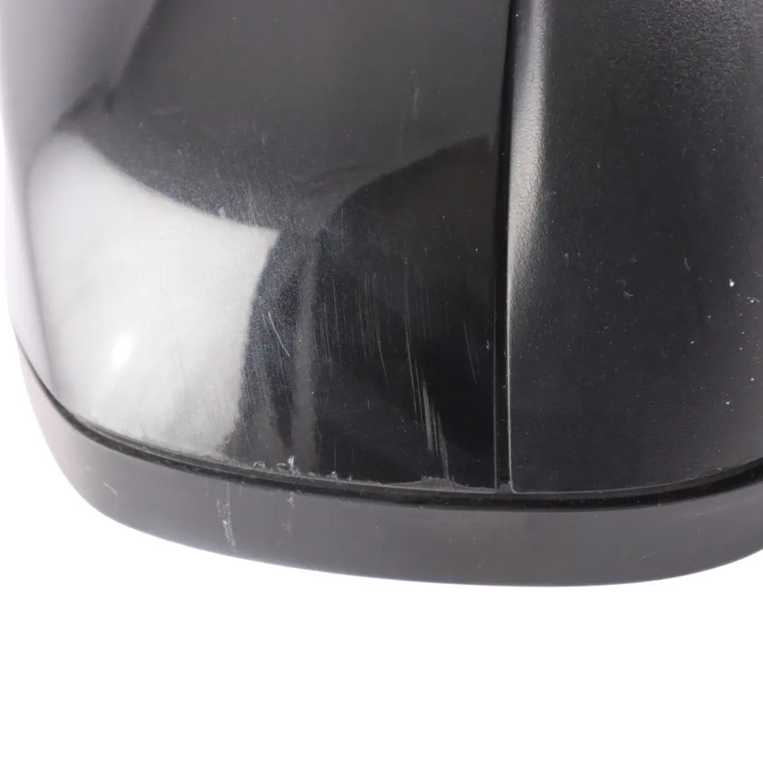 BMW X5 Series E70 Auto Dip Power Fold Right Wing Mirror O/S Black Sapphire 475 - SKU RHD-7282724-BS - Part number 7282724