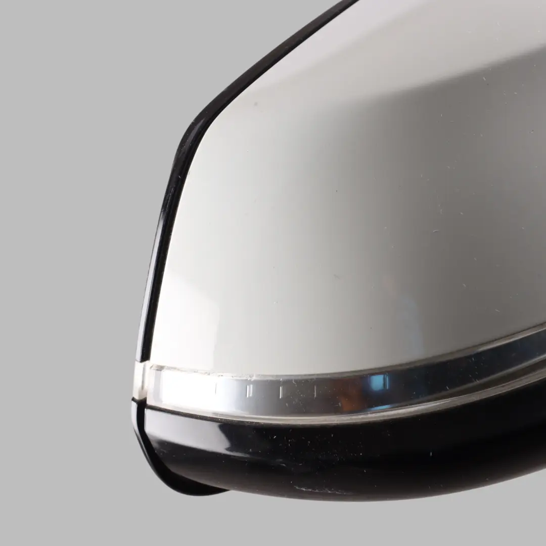 BMW F32 F36 Wing Mirror High Gloss Heated Right O/S 6 Pins Alpine White - 300 - SKU RHD-7285206-AW - Part number 7285206