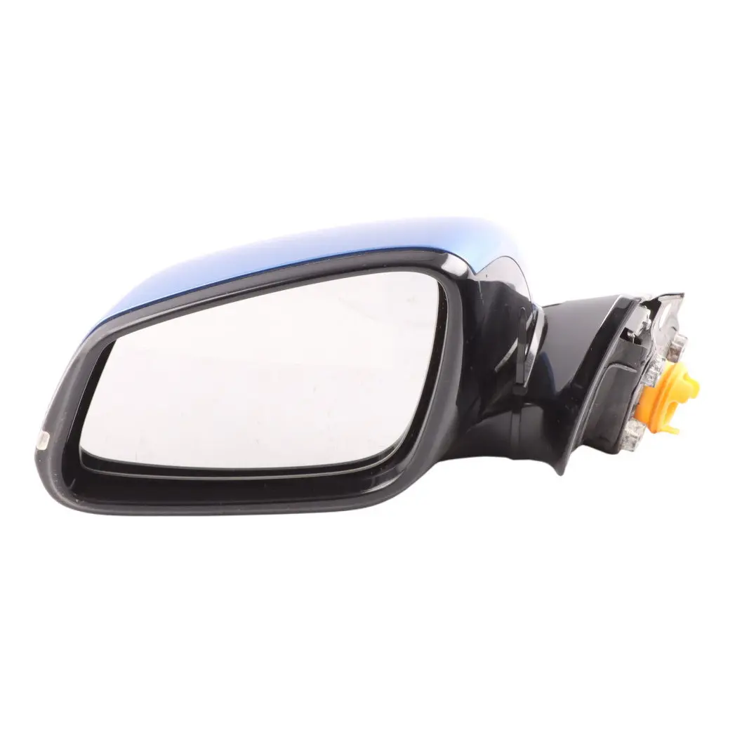 Heated Wing Mirror Left N/S Estoril Blau Metallic B45 to BMW F32 M Sport with Part number 7285219 BMW F32 M Sport Heated Wing Mirror Left N/S Estoril Blau Metallic B45 - SKU RHD-7285219-EB1 - Part number 7285219