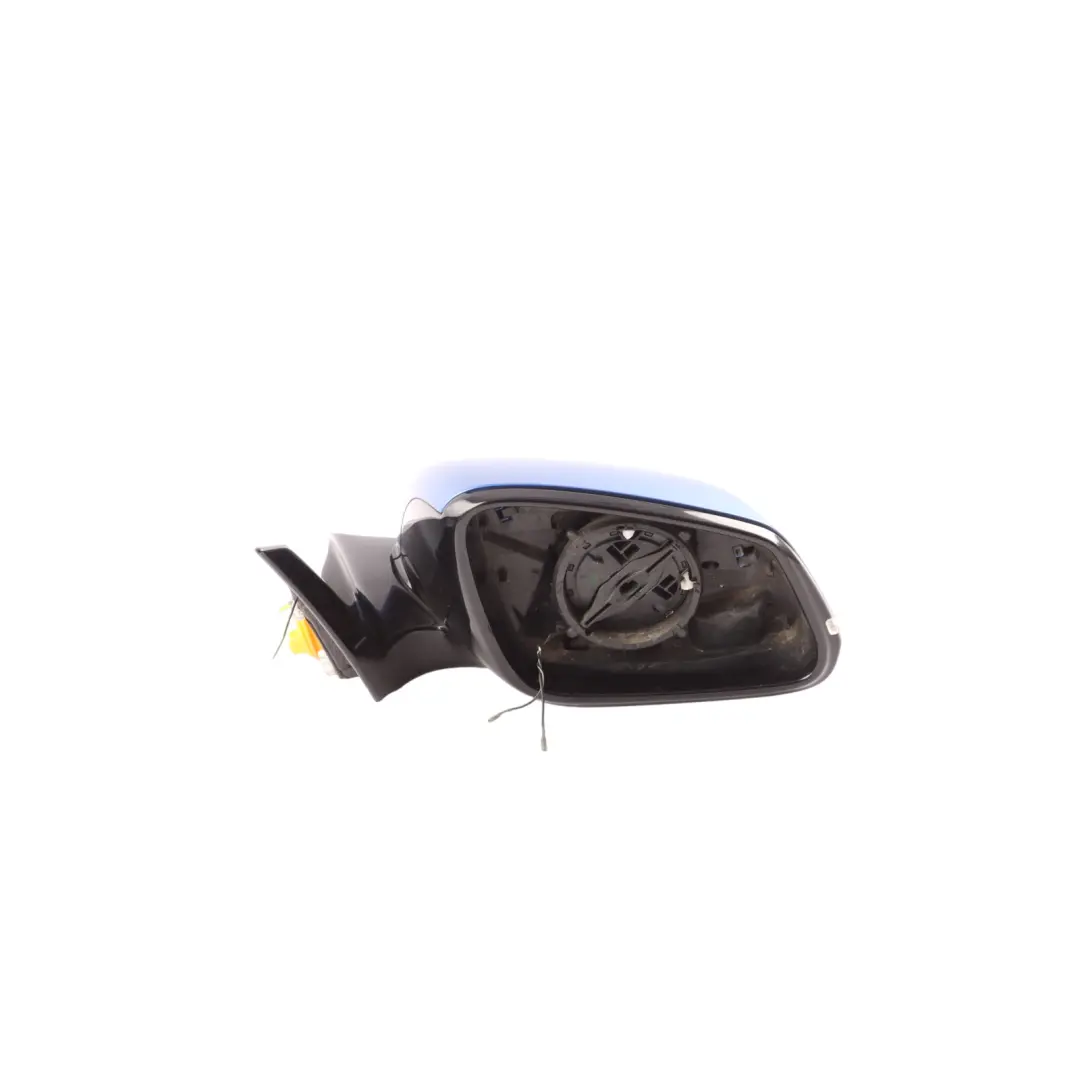 Heated Wing Mirror Right O/S Estoril Blau Metallic - B45 to BMW F32 F33 F36 M Sport with Part number 7285220 BMW F32 F33 F36 M Sport Heated Wing Mirror Right O/S Estoril Blau Metallic - B45 - SKU RHD-7285220-EB - Part number 7285220