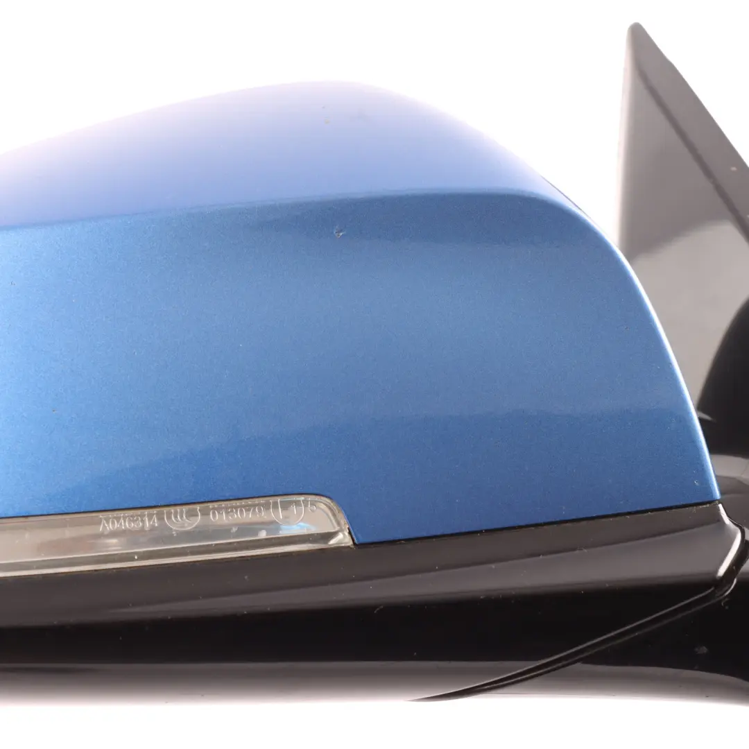 BMW F32 F33 F36 M Sport Heated Wing Mirror Right O/S Estoril Blau Metallic - B45 - SKU RHD-7285220-EB - Part number 7285220