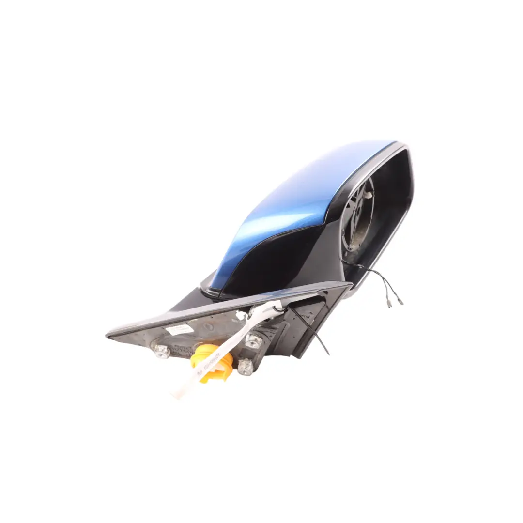 BMW F32 F33 F36 M Sport Heated Wing Mirror Right O/S Estoril Blau Metallic - B45 - SKU RHD-7285220-EB - Part number 7285220