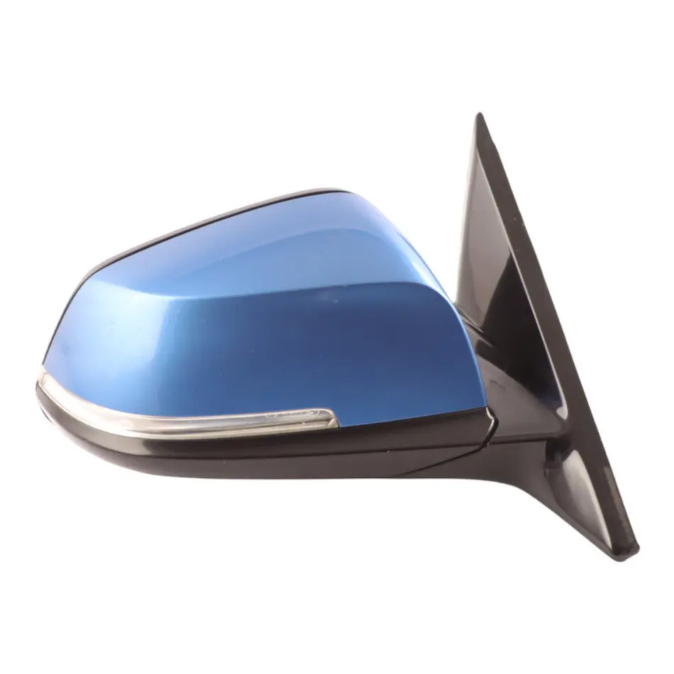 Heated Wing Mirror Right O/S Estoril Blau Metallic - B45 to BMW F32 F33 F36 M Sport with Part number 7285220 BMW F32 F33 F36 M Sport Heated Wing Mirror Right O/S Estoril Blau Metallic - B45 - SKU RHD-7285220-EB - Part number 7285220