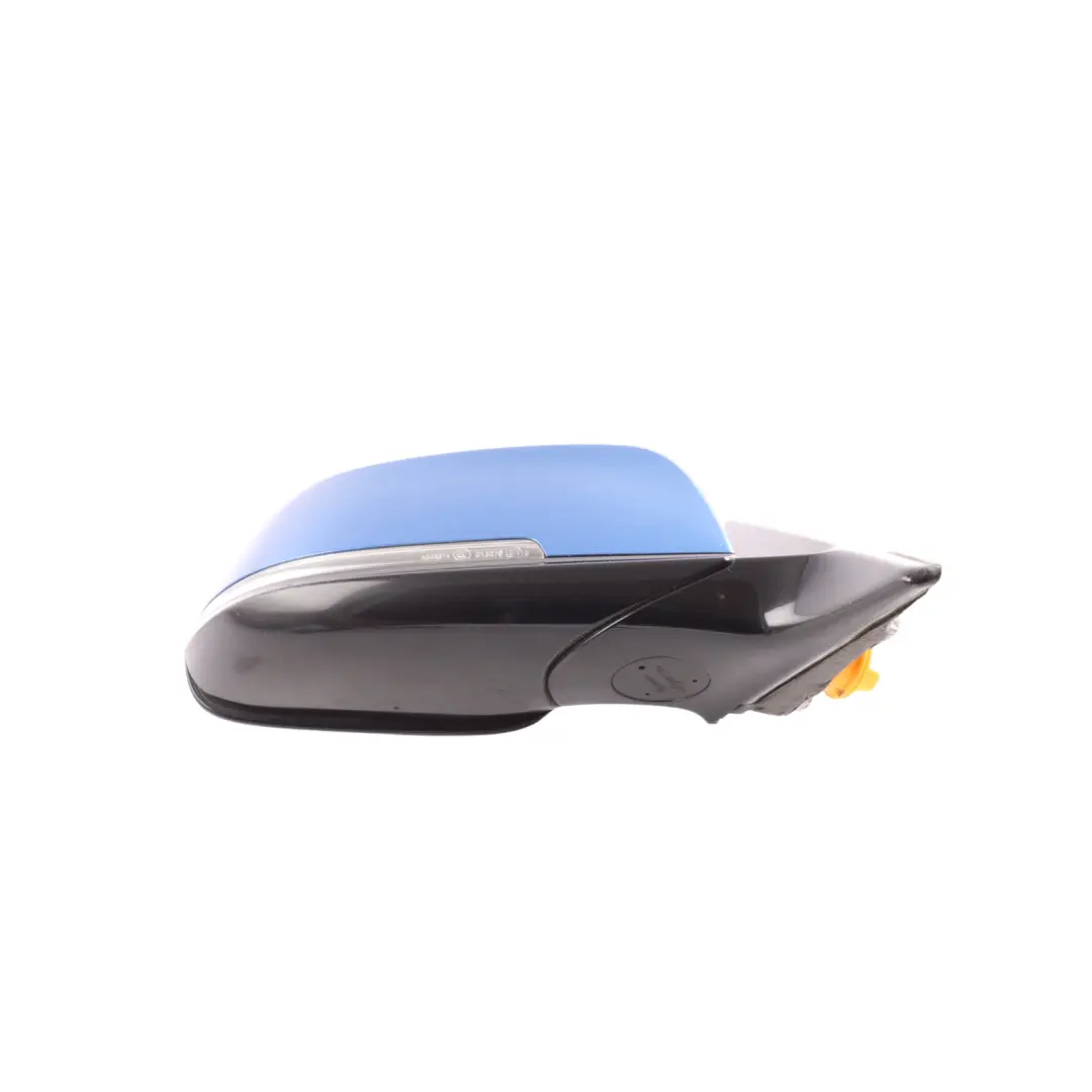 BMW F32 F33 F36 M Sport Heated Wing Mirror Right O/S Estoril Blau Metallic - B45 - SKU RHD-7285220-EB - Part number 7285220